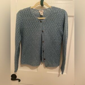 L.L. Bean Pointelle Sweater M